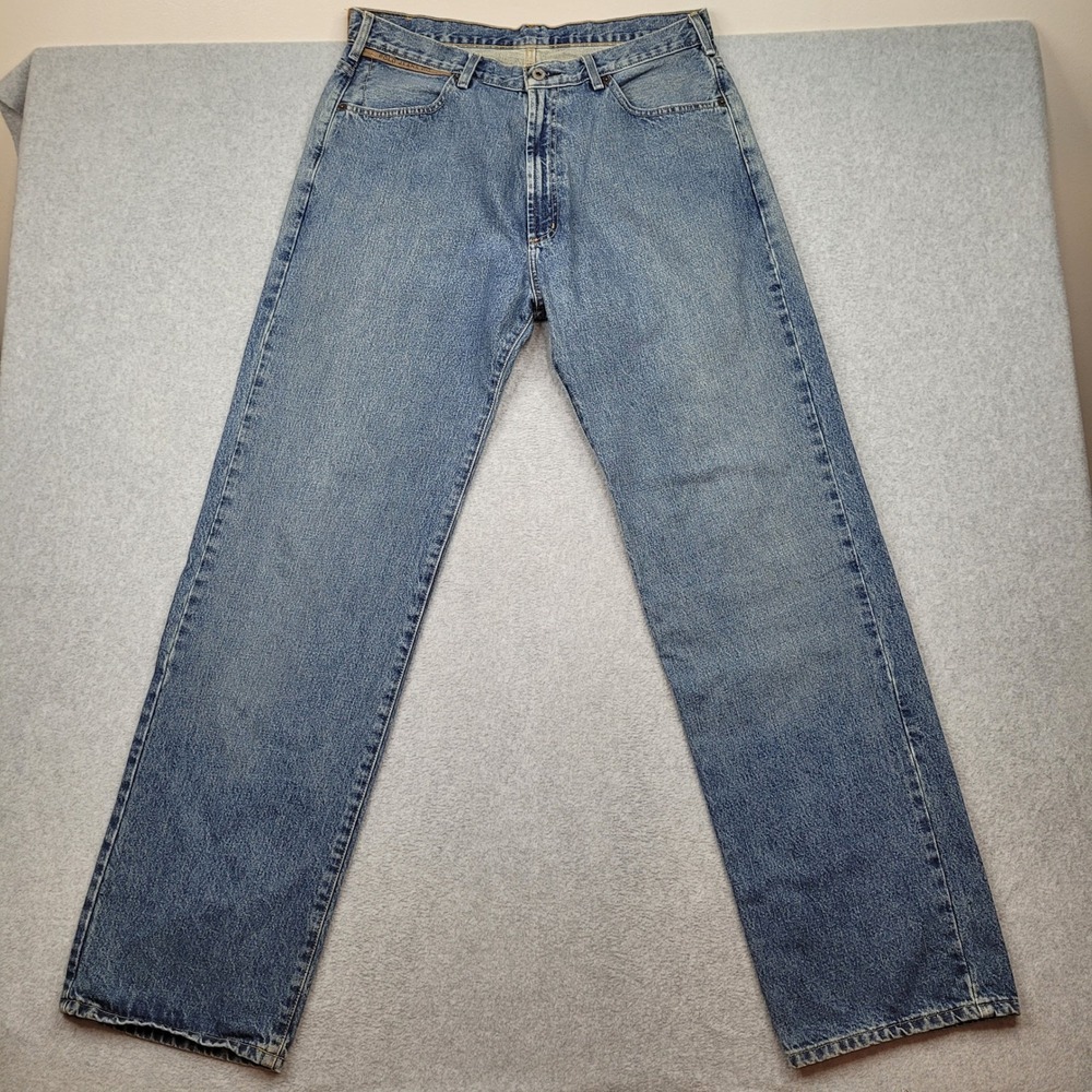 Polo Jeans Co. RL Langley Jeans‎ Mens 34x34 Blue Straight Leg Cotton 7589YDX1343